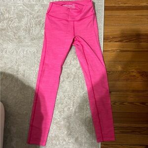 Outdoor voices pink leggings